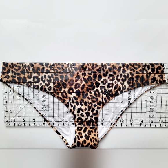 NWT 🐆 Victoria's Secret Pink Bikini Bottom, Leopard Print, Size L - Picture 6 of 8